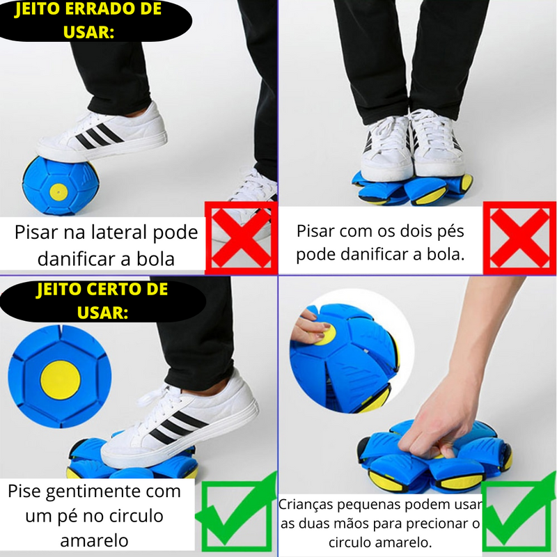 Fun Disc Ball: Jogue um disco e pegue uma bola