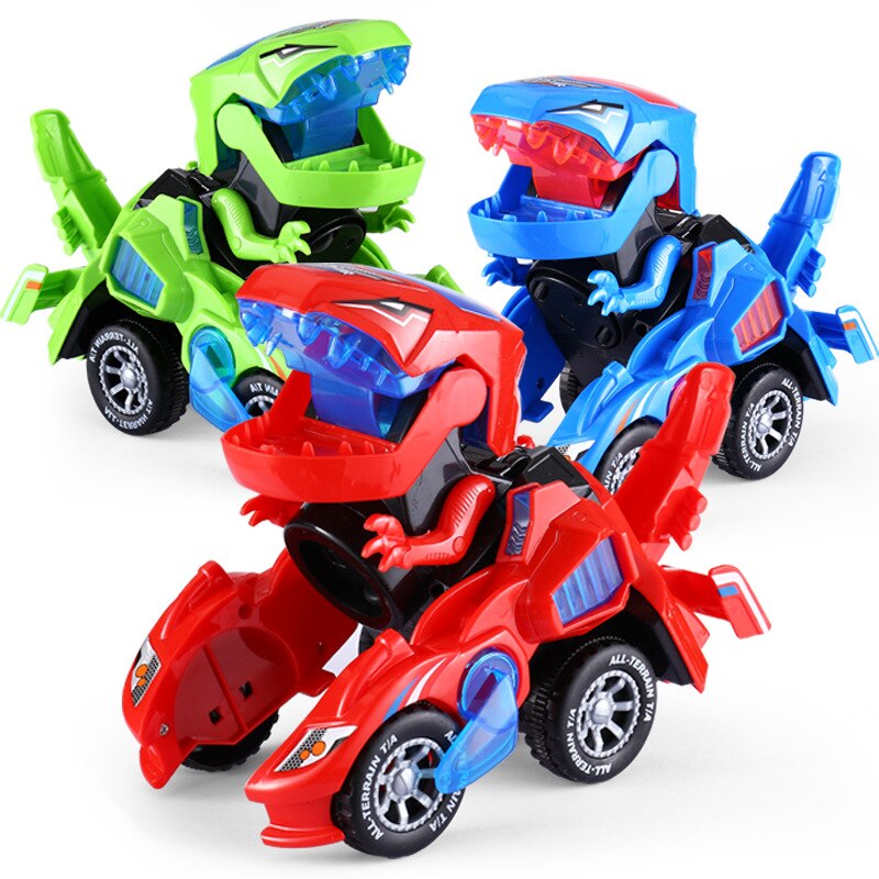 DinoCar - Carro Dinossauro Transformer + Brinde Exclusivo