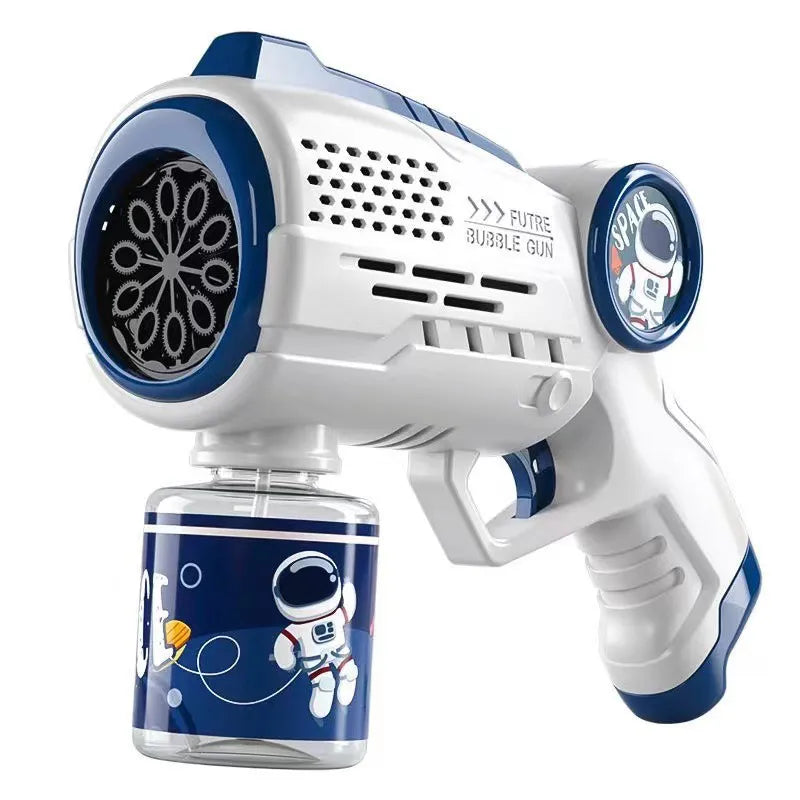 Pistola Astronauta de Bolhas Automática + Brinde Exclusivo