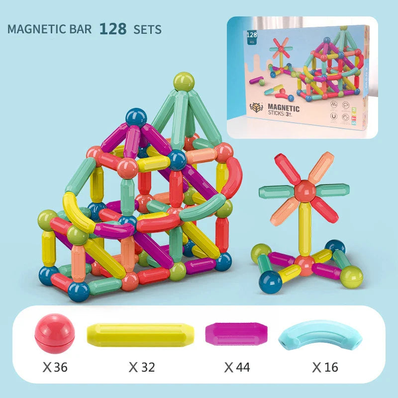 Blocos Magnéticos de Construção Montessori - Blocks Toy™